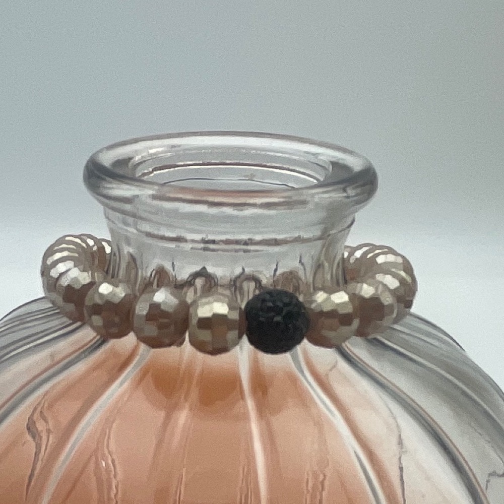 Erimish Beaded Bracelet Stretchy Charm Silver Black Accent festival disco‎